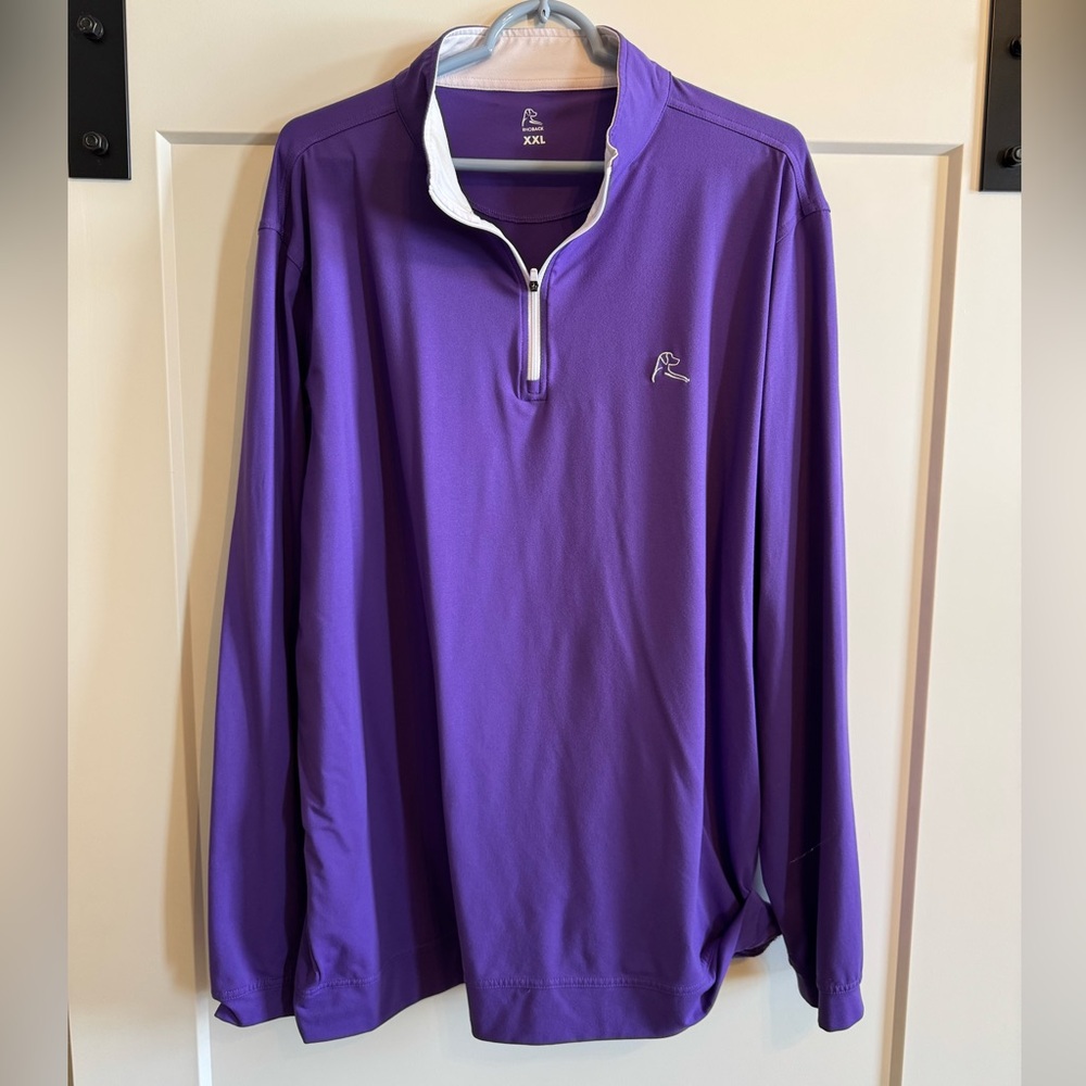 Rhoback Performance Quarterzip - XXL - Purple